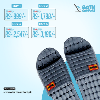 Moderna Blue Bath Slippers